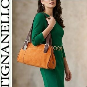 Tignanello Leather Shoulder Bag